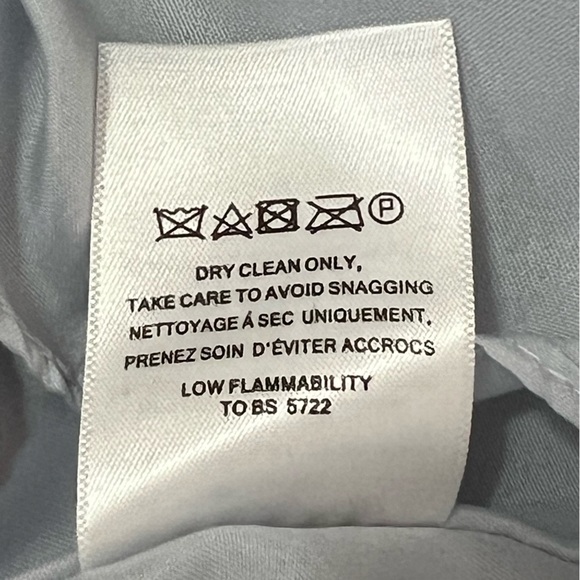 Jenny Yoo Light Blue Formal Gown With Spaghetti Straps Prom or Wedding 10 VGC - Picture 11 of 15